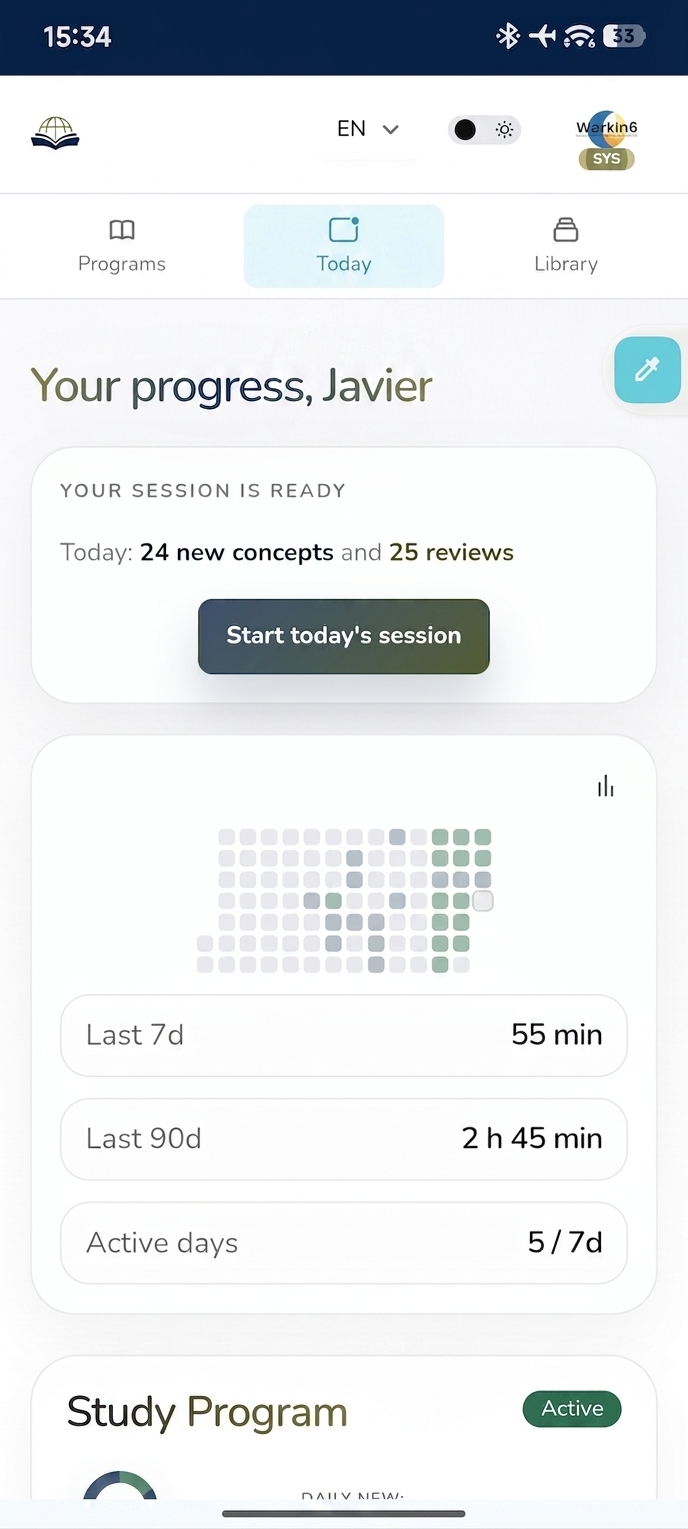 Track learner progress